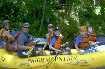 Landry Academy rafting