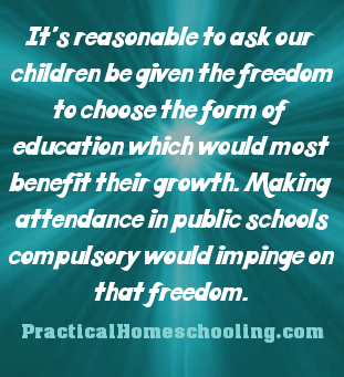 The Meaning of Educational Freedom - Practical Homeschooling Magazine