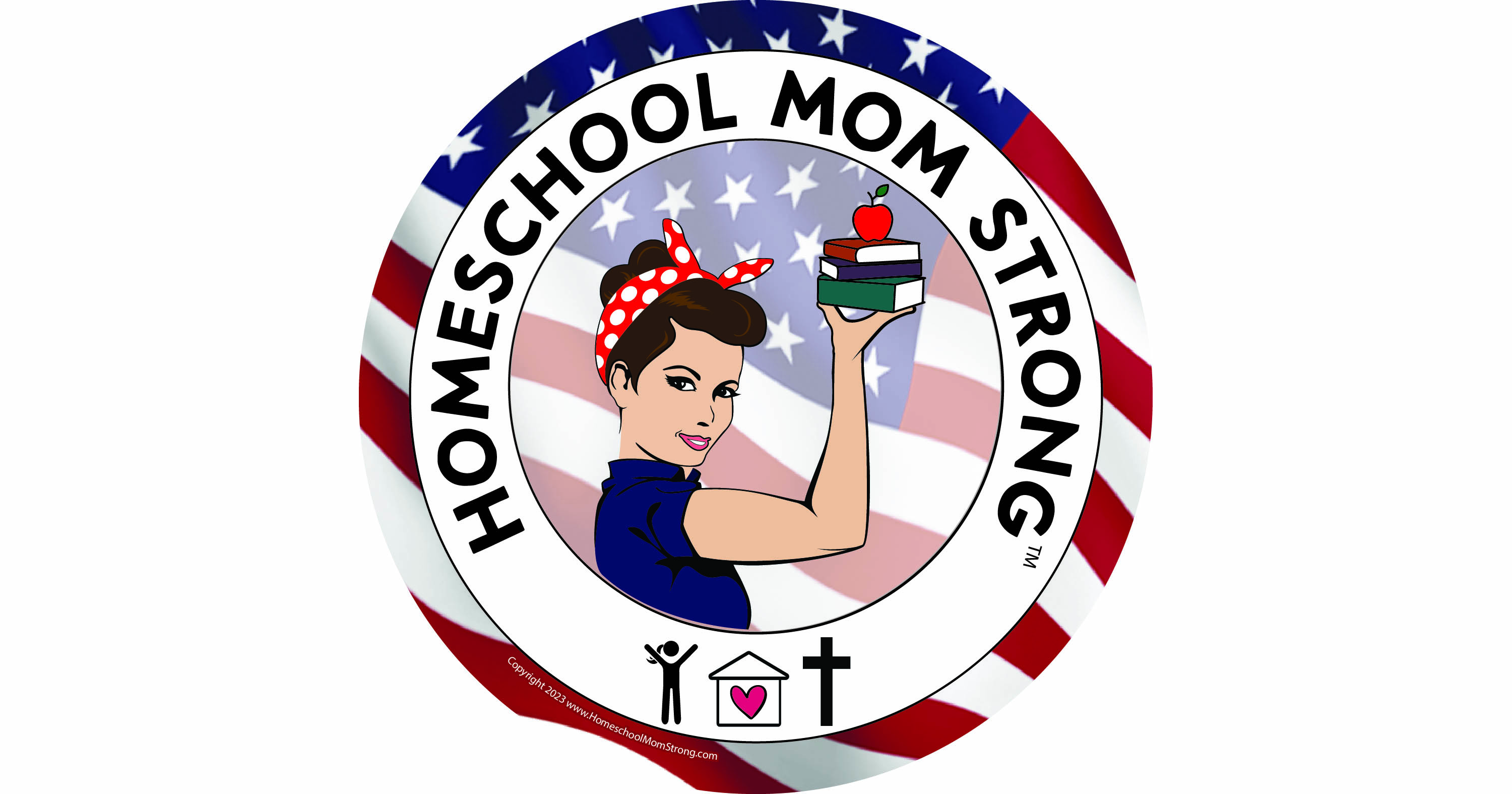Free Homeschool Mom Strong Magnet Free homeschool mom strong magnet