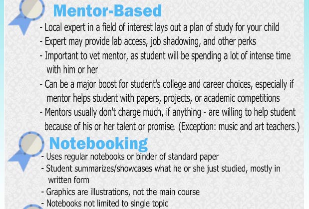Mentor-based homeschooling and notebooking
