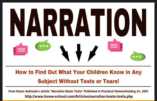 Narration. Karen Andreola