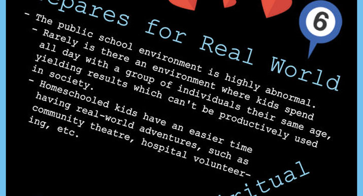 Prepares for Real World - Homeschooled kids have an easier time having real-world adventures, such as community theatre, hospital volunteering, etc.